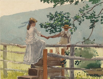 Na stile, 1878. od Winslow Homer