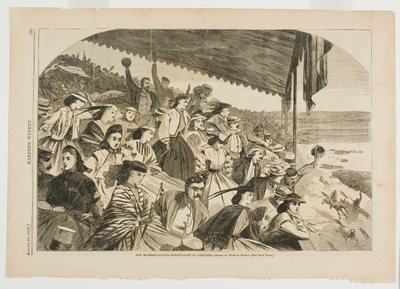 Naše místa k napájení - dostihy v Saratoze od Winslow Homer
