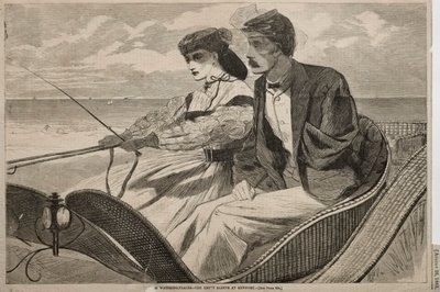 Our Watering Places – The Empty Sleeve at Newport, 1865. od Winslow Homer