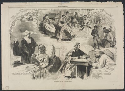 Naše ženy a válka, 1862. od Winslow Homer
