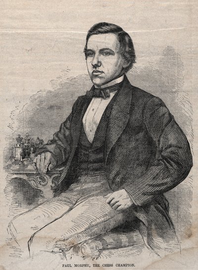Paul Morphy, šachový šampion od Winslow Homer