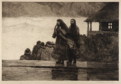 Nebezpečí na moři od Winslow Homer