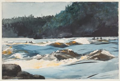 Řeka Saguenay, Lower Rapids od Winslow Homer