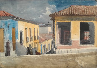 Santiago de Cuba: Pouliční scéna od Winslow Homer