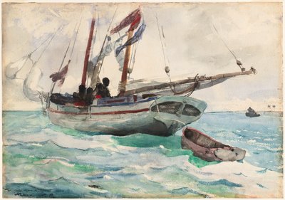 Škuner - Nassau od Winslow Homer