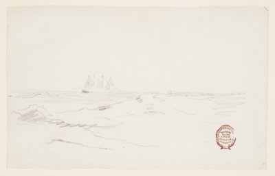 Škuner poblíž skalnatého pobřeží od Winslow Homer