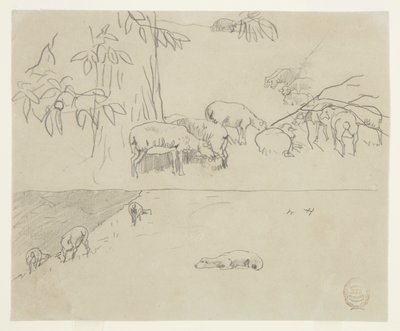Pasení ovcí od Winslow Homer