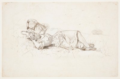 Pastýřka odpočívá od Winslow Homer