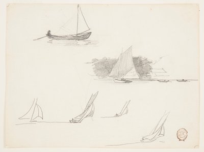 Šest studií plachetnic od Winslow Homer
