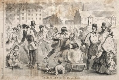 Bruslení v Bostonu, 1859. od Winslow Homer