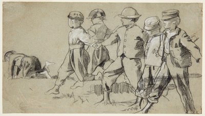 Studie na "Snap the Whip" od Winslow Homer