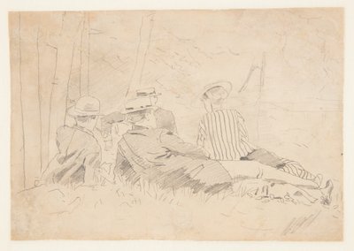 Studie na "The Fishing Party" od Winslow Homer