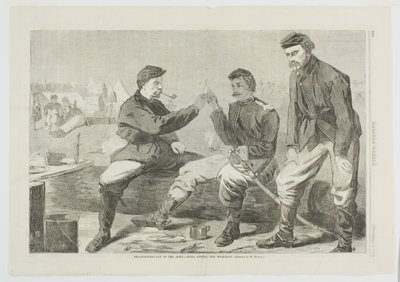 Den díkůvzdání v armádě - po večeři: Kosti přání od Winslow Homer