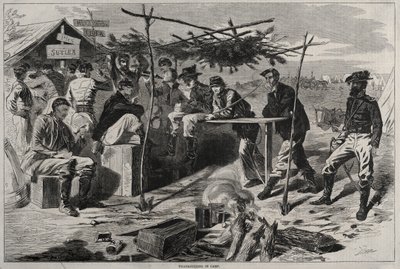 Den díkůvzdání v táboře od Winslow Homer