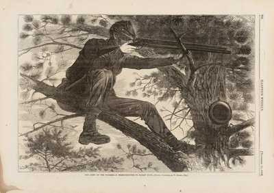 The Army of the Potomac, A Sharp-Shooter on Picket Duty, publikované v Harper
