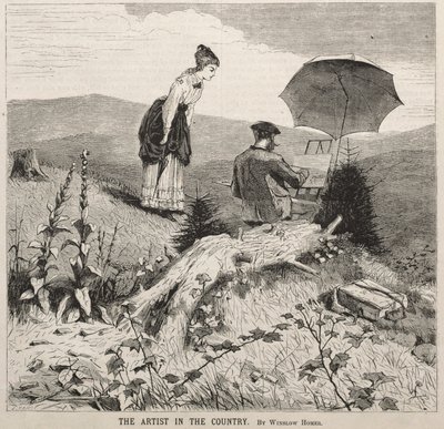 Umělec na venkově, 1869. od Winslow Homer