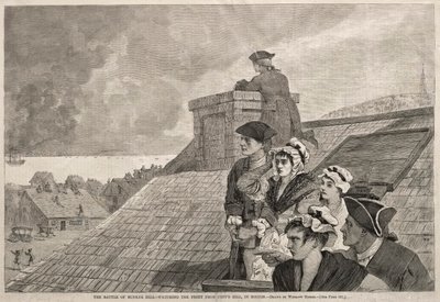 Bitva o Bunker Hill - Sledování boje z Copps Hill, v Bostonu, 1875. od Winslow Homer