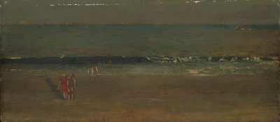 Pláž, pozdní odpoledne, 1870-72. od Winslow Homer