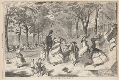 Boston Common, od Harpera od Winslow Homer