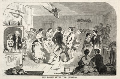Tanec po loupání, 1858. od Winslow Homer