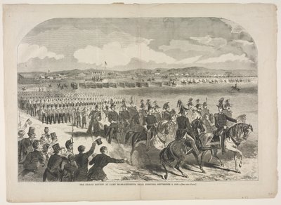 The Grand Review v Camp Massachusetts, poblíž Concordu, 9. září 1859, 1859. od Winslow Homer