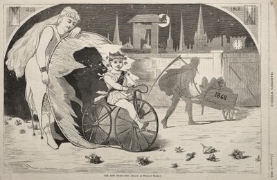 Nový rok - 1869 od Winslow Homer