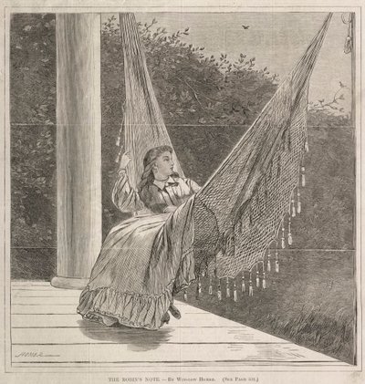 The Robins Note, 1870. od Winslow Homer