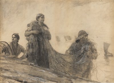 Lososí síť od Winslow Homer