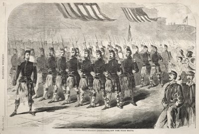 79. pluk (Highlanders) milice státu New York od Winslow Homer