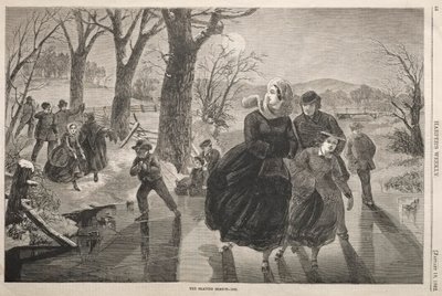 Bruslařská sezóna - 1862, 1862. od Winslow Homer