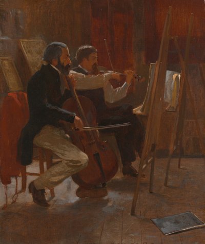 Studio, 1867. od Winslow Homer