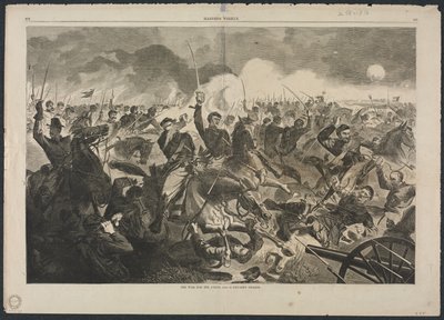 Válka za Unii, 1862 – Útok kavalérie, 1862. od Winslow Homer