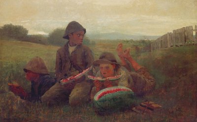 The Watermelon Boys, 1876 od Winslow Homer