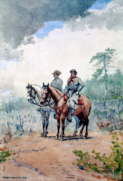 Dva federální skauti, 1887 od Winslow Homer