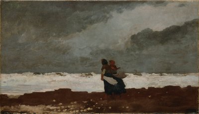 Dvě postavy u moře od Winslow Homer