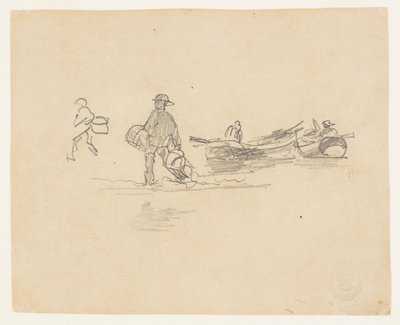 Dva rybáři, Anglie od Winslow Homer