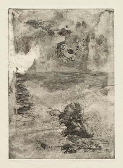 Dvě hlavy (studie podle „Undertow“) od Winslow Homer