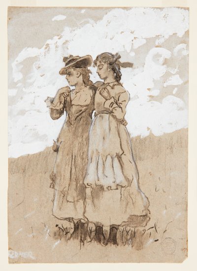Dvě mladé dívky od Winslow Homer
