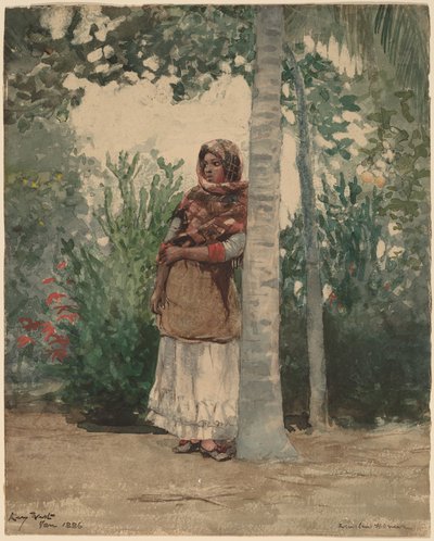 Pod palmou od Winslow Homer