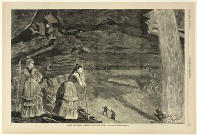 Pod vodopády, Catskill Mountains od Winslow Homer