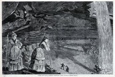 Pod vodopády, Catskill Mountains, z Harper
