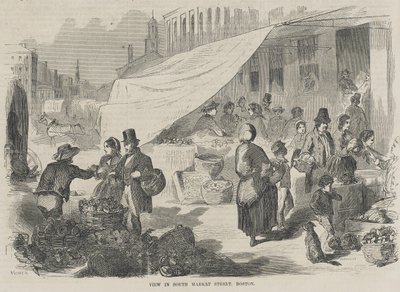 Pohled na South Market Street, Boston od Winslow Homer