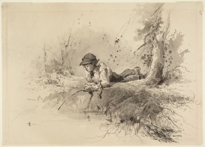 Čekání na záběr od Winslow Homer