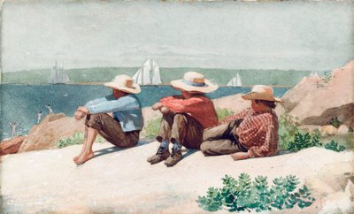 Sledování lodí, Gloucestere od Winslow Homer