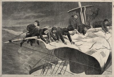 Zima na moři – vyplutí z pobřeží, 1869. od Winslow Homer