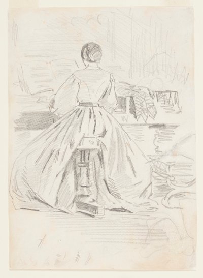 Žena u klavíru od Winslow Homer