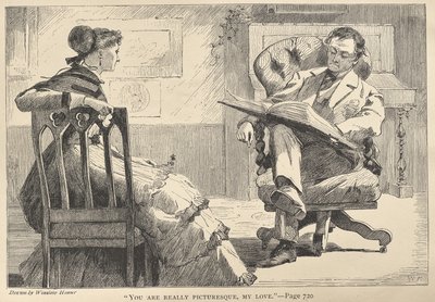 "Jsi opravdu malebná, má lásko" od Winslow Homer