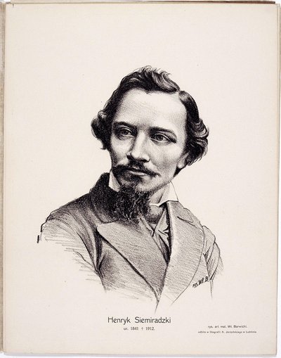 Henryk Siemiradzki 1843-1902, 1917 od Wladyslaw Barwicki