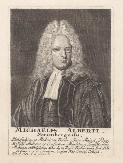 Portrét Michaela Albertiho od Wolfgang Philipp Kilian