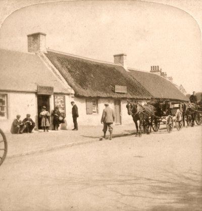 Místo narození Roberta Burnse, Ayr, Skotsko, 1896. od Works and Sun Sculpture Studios